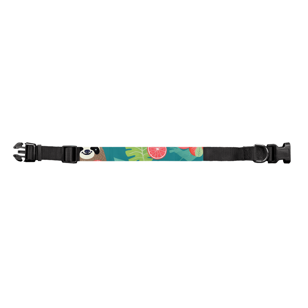 Treasure Tails Large Pet Collars - Tropical Sloth Matching Pet and Owner Apparel