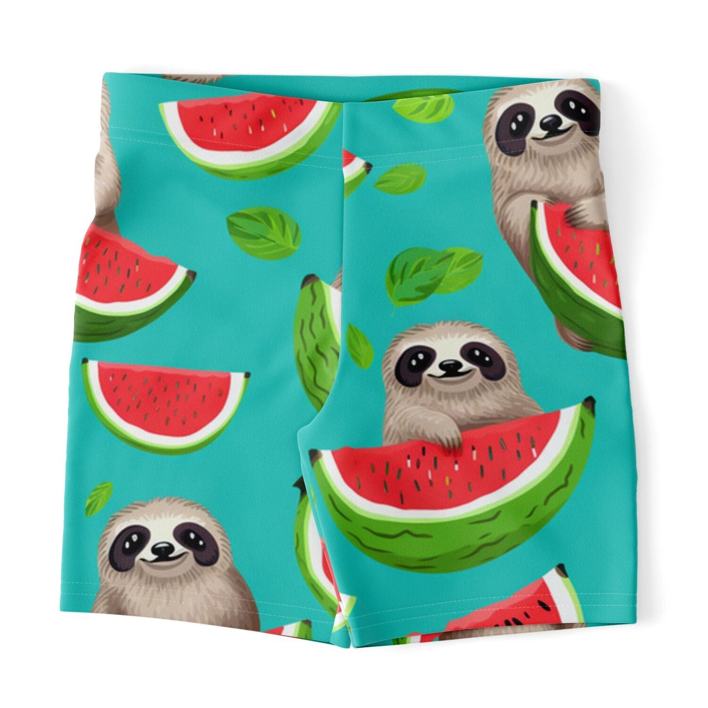 Subliminator Legging Shorts - AOP XS Legging Shorts - Tropical Sloth Matching Pet and Owner Apparel