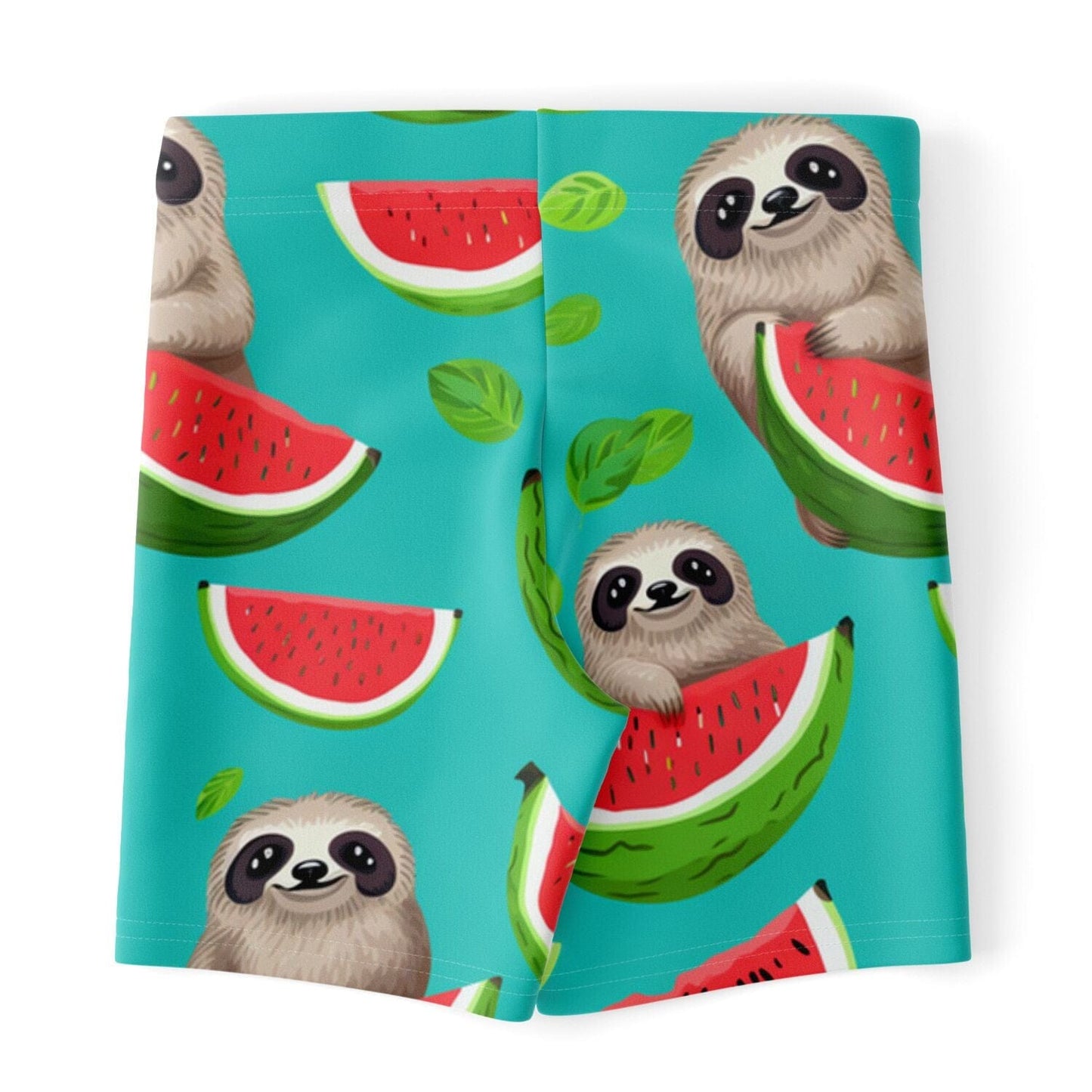 Subliminator Legging Shorts - AOP Legging Shorts - Tropical Sloth Matching Pet and Owner Apparel