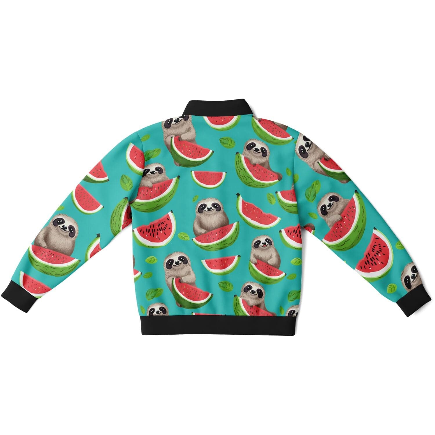 Subliminator Track Jacket - AOP Womens Track Jacket - AOP - Tropical Sloth Matching Pet and Owner Apparel