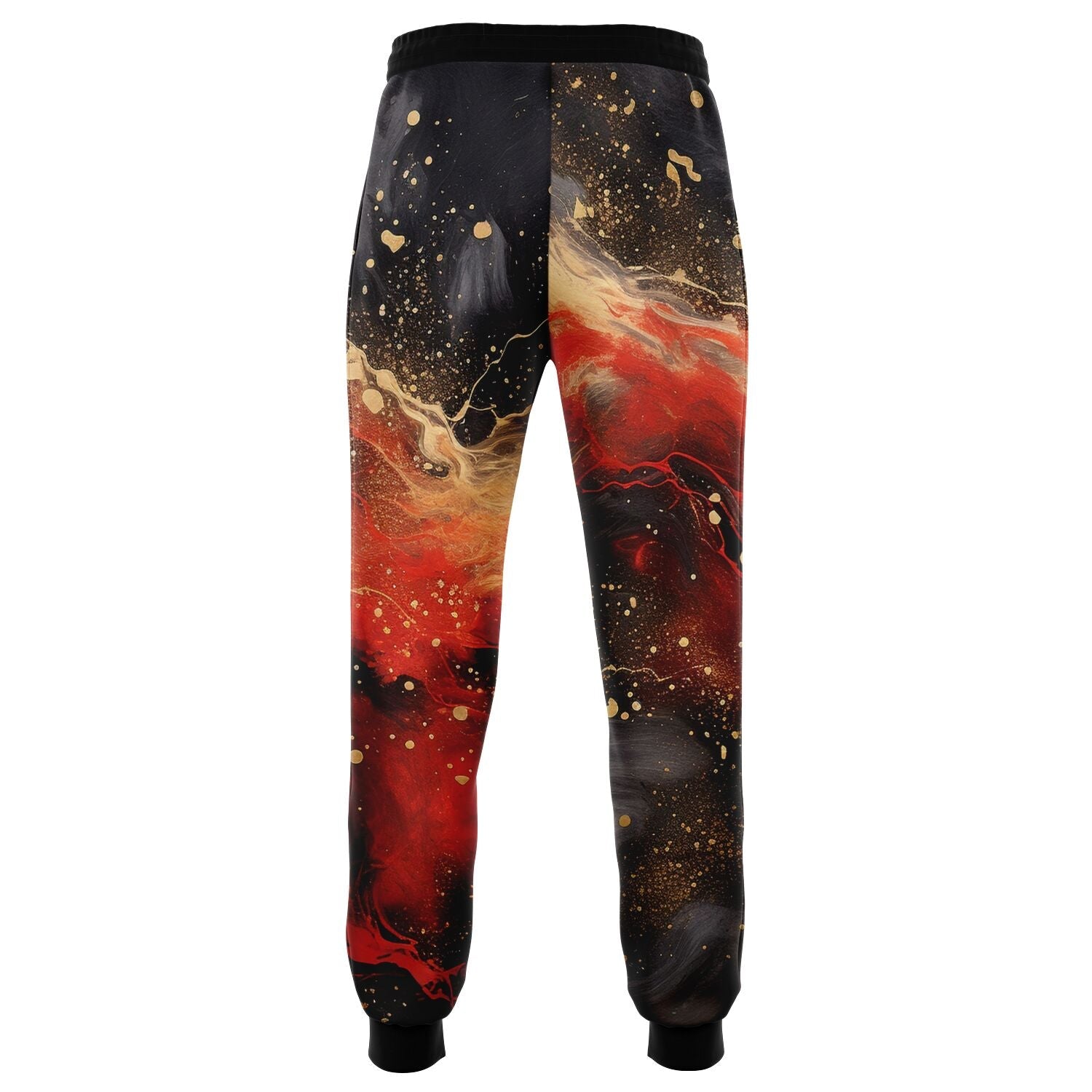 Subliminator Fashion Jogger - AOP Women's Fashion Jogger - AOP - Pour Paint Red and Gold Matching Pet and Owner Apparel