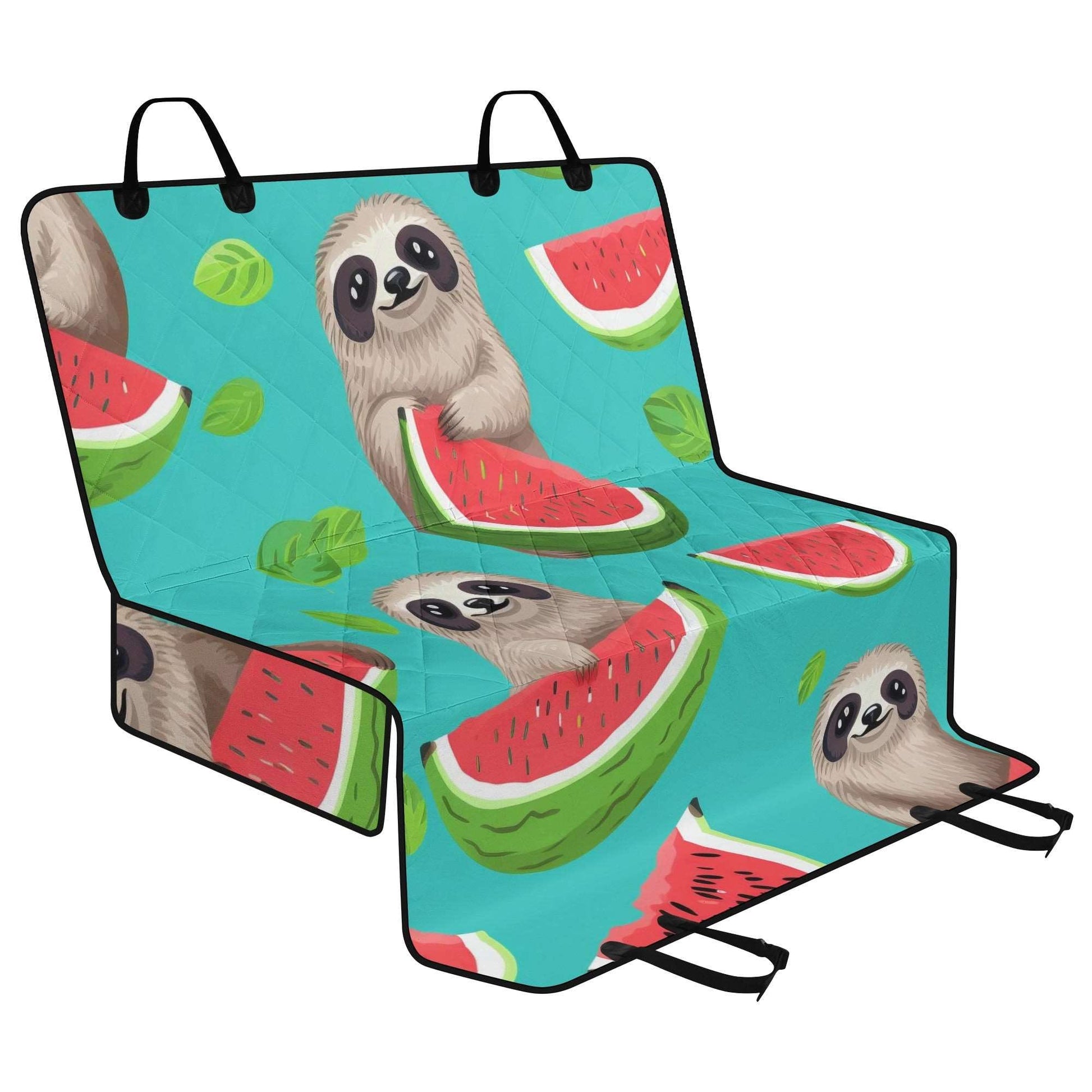 popcustoms Car Pet Seat Covers - Tropical Sloth Matching Pet and Owner Apparel