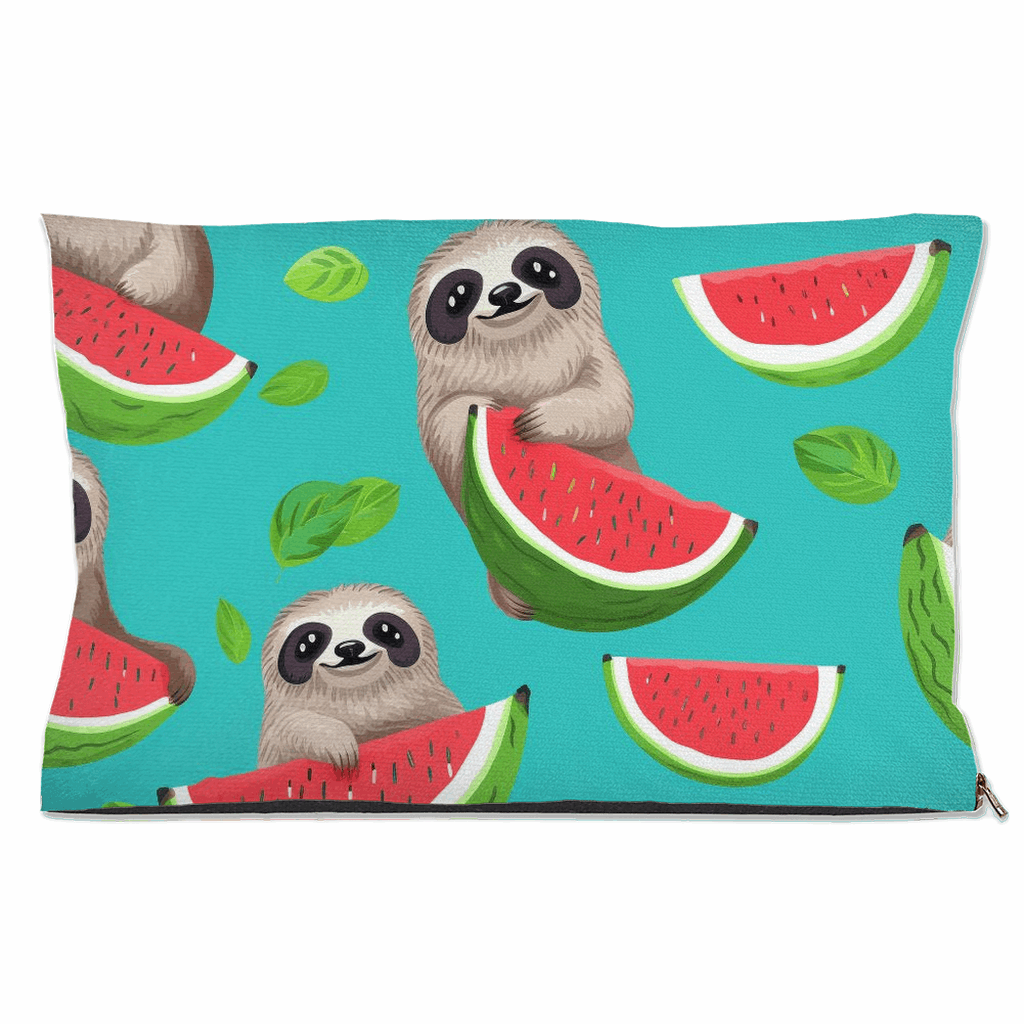 Treasure Tails Water Resistant / 18x28 inch Dog Beds - Tropical Sloth Matching Pet and Owner Apparel