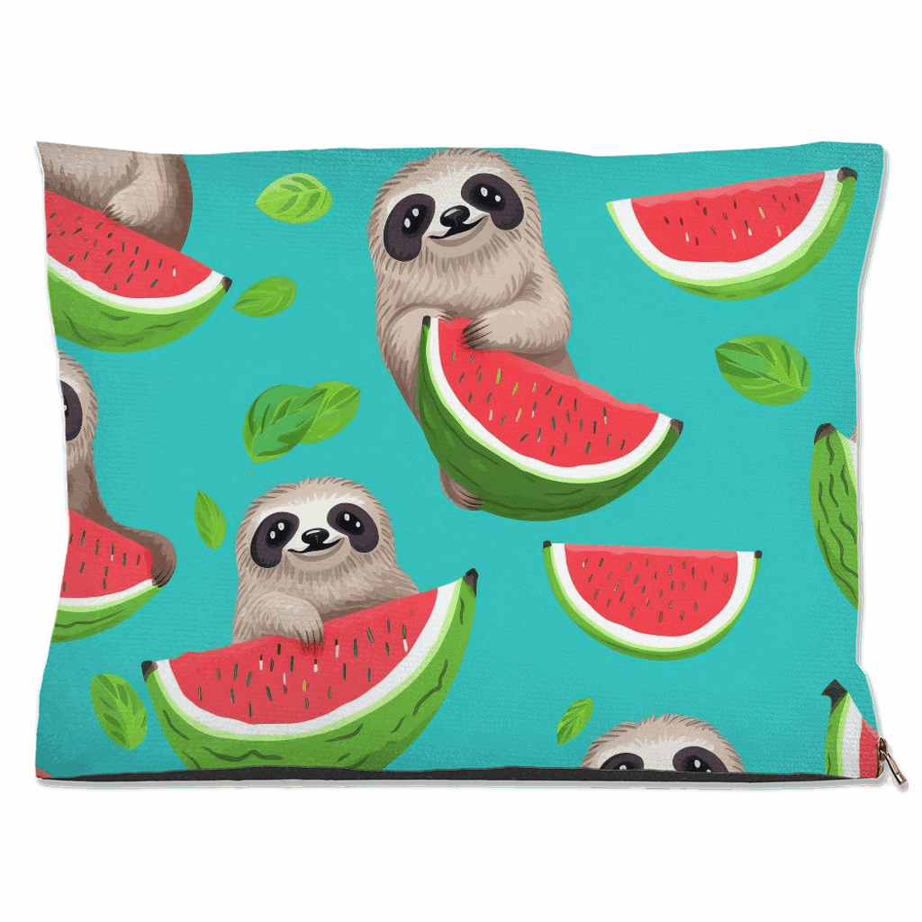 Treasure Tails Water Resistant / 30x40 inch Dog Beds - Tropical Sloth Matching Pet and Owner Apparel