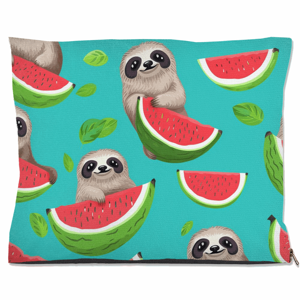 Treasure Tails Water Resistant / 40x50 inch Dog Beds - Tropical Sloth Matching Pet and Owner Apparel