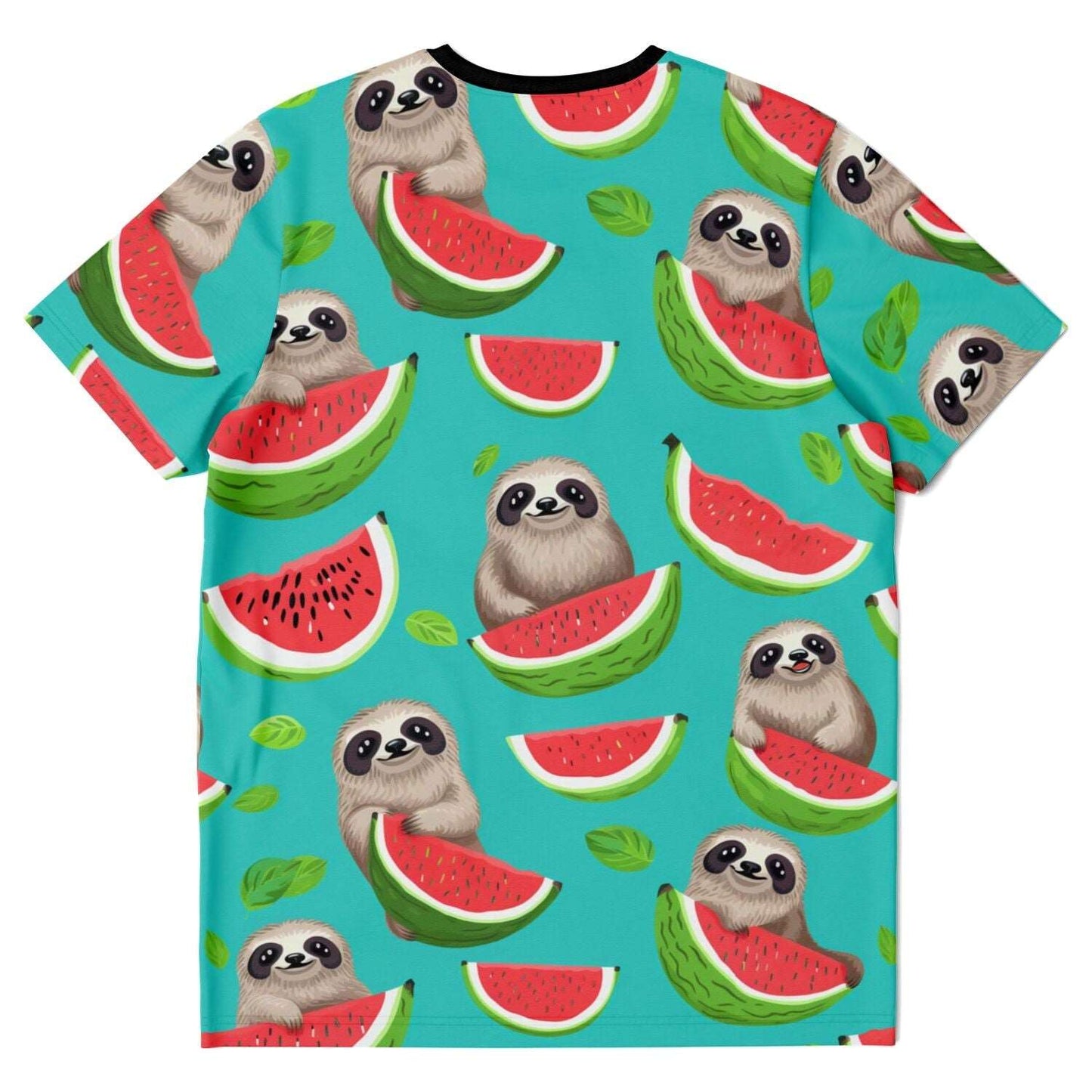 Subliminator T-shirt Men's T-shirt - Tropical Sloth Matching Pet and Owner Apparel